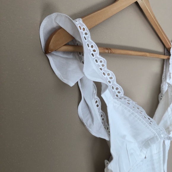 Embroidered Ruffle Top - Picture 7 of 9